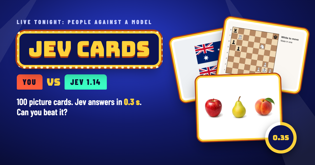 Jev Cards: Thử thách mô hình thị giác trong game đố hình ảnh