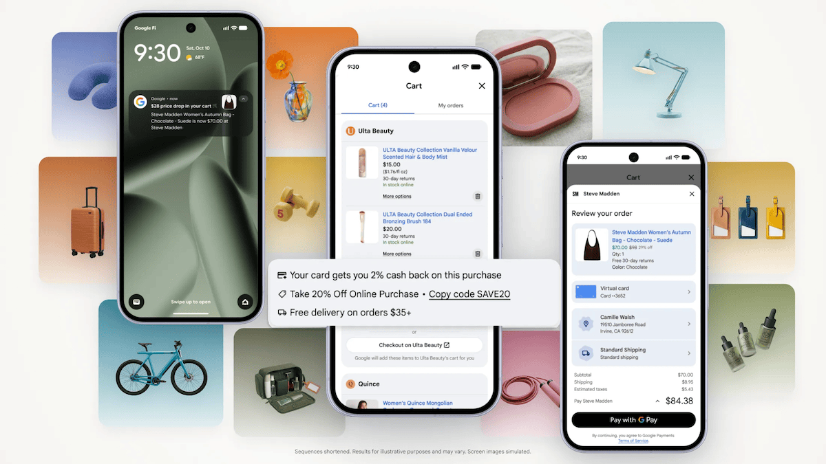 Google ra mắt Universal Cart: Giỏ hàng chung cho Search và Gemini tại Mỹ
