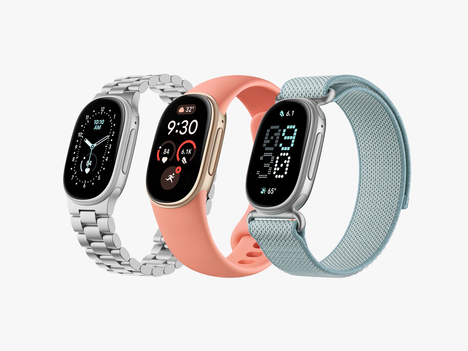 Fitbit Edge phiên bản Brushed Silver và các màu sắc khác nhau