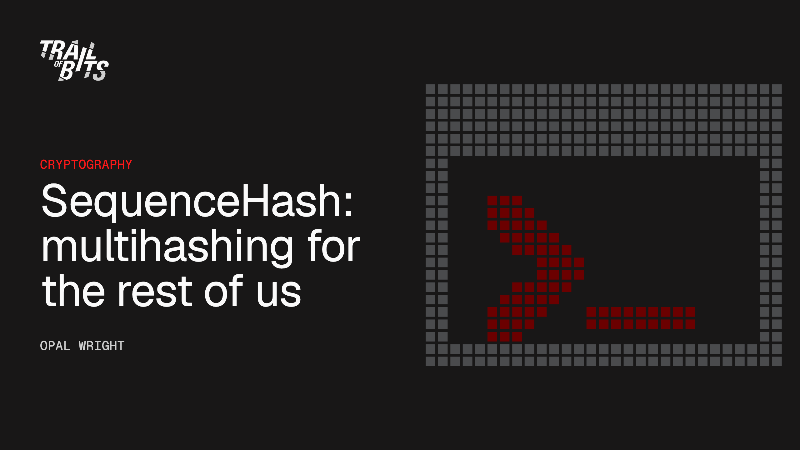 SequenceHash: Chuẩn mới cho băm đa thành phần an toàn