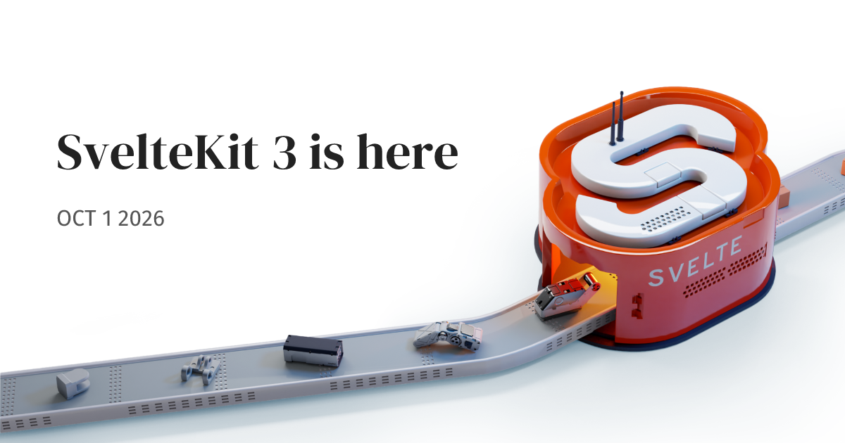SvelteKit 3 chính thức ra mắt với nhiều cải tiến về hiệu năng và trải nghiệm lập trình viên