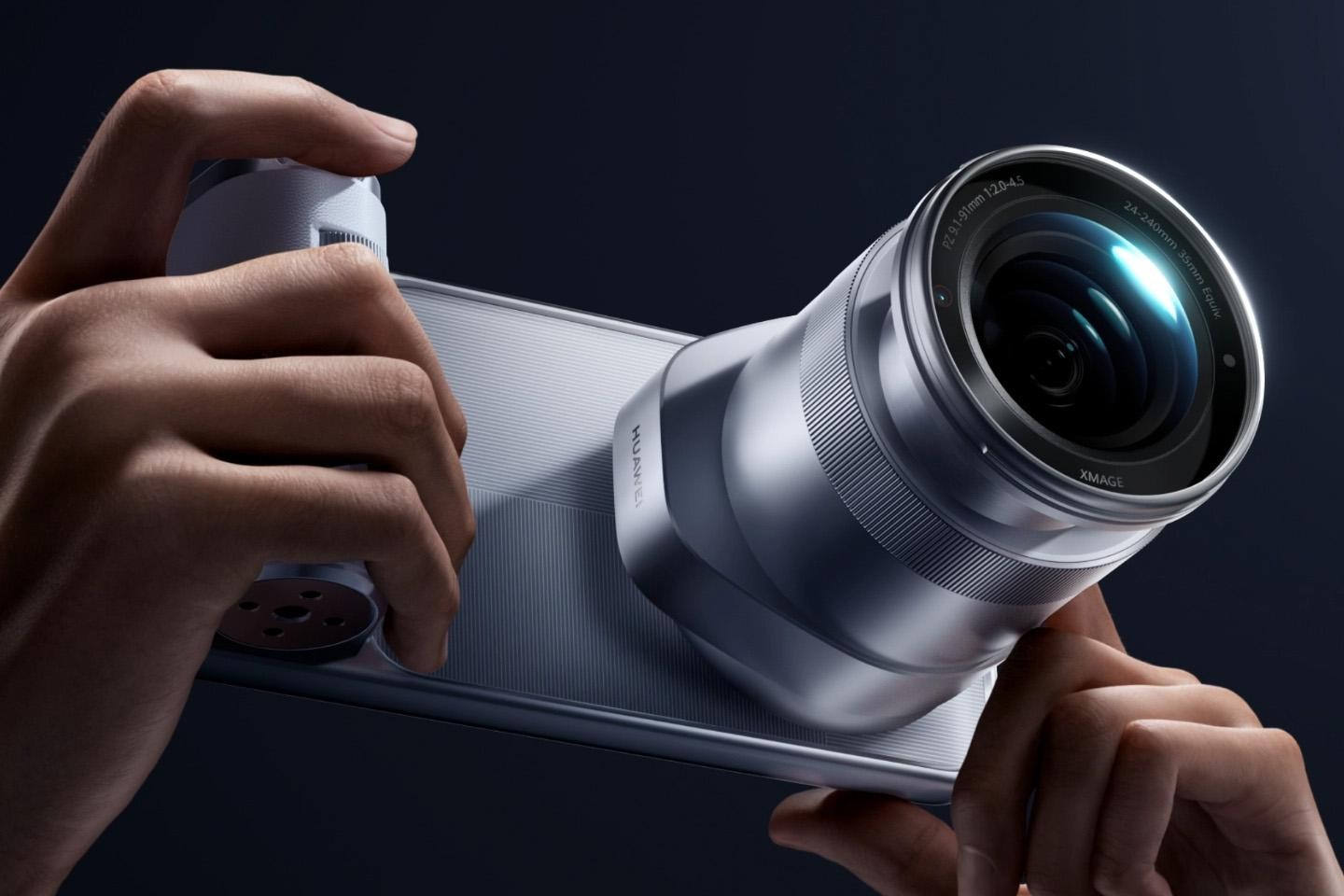 Ống kính Huawei Ruiying Z10 gắn trên điện thoại