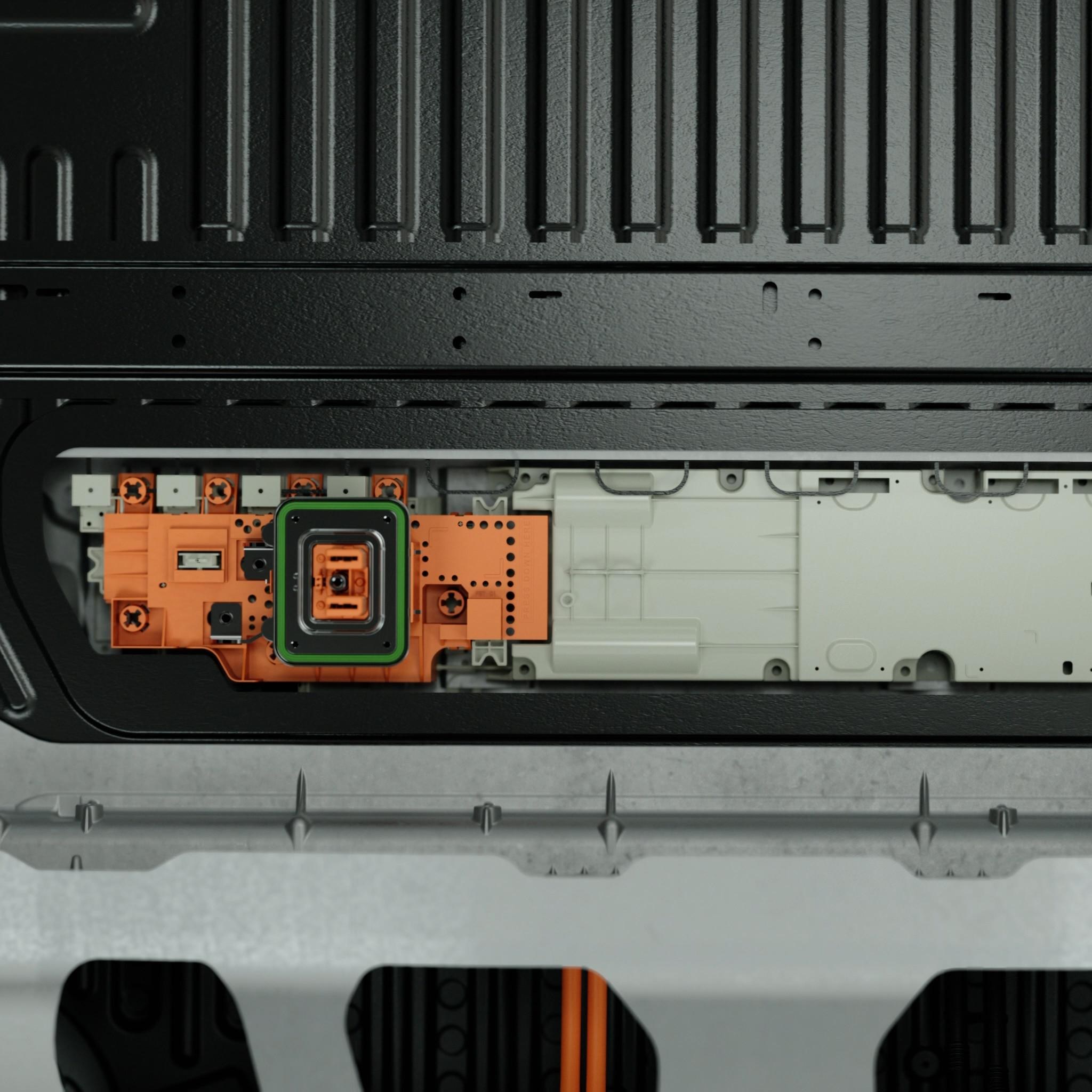 Hộp điện E-box tích hợp biến tần của Ford Fathom