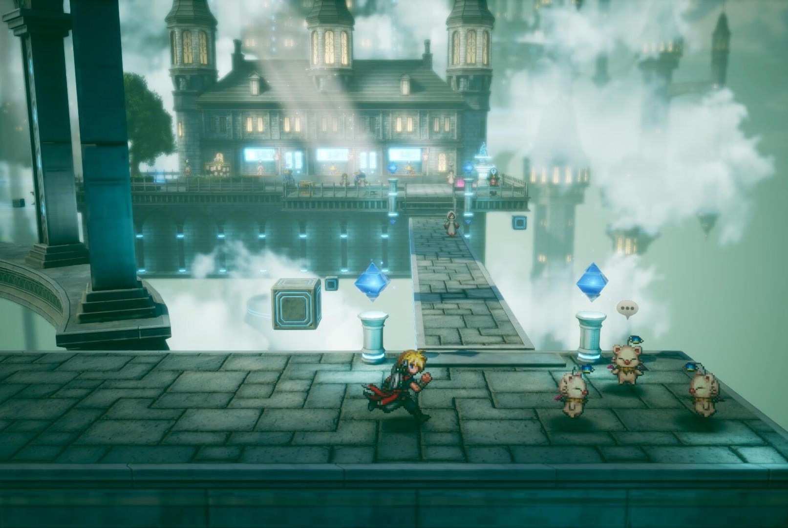 Final Fantasy Resonance - Đồ họa HD-2D đặc trưng