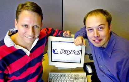 Peter Thiel tại một sự kiện công nghệ