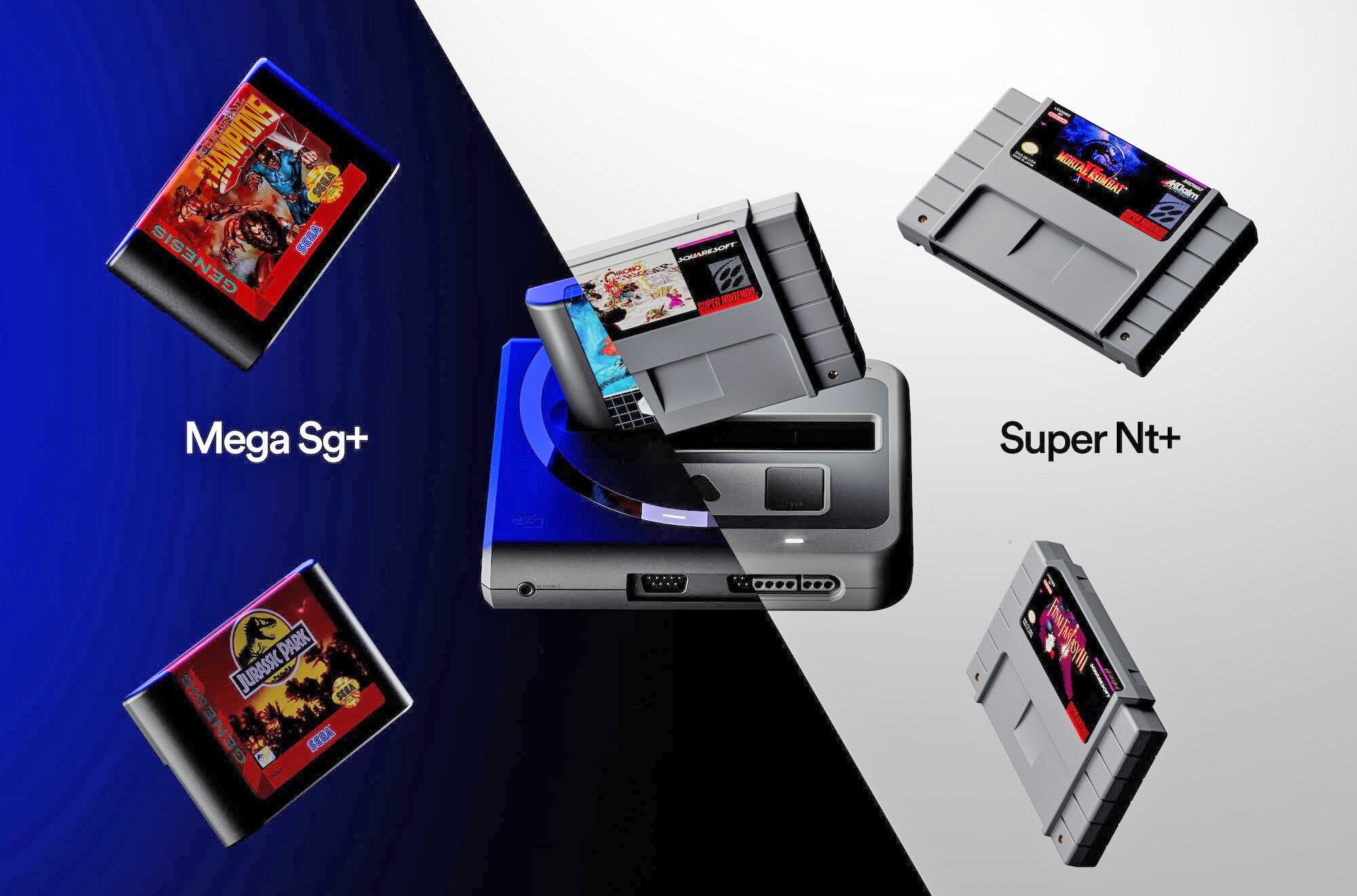 Máy chơi game retro Analogue Super Nt Plus và Mega Sg Plus