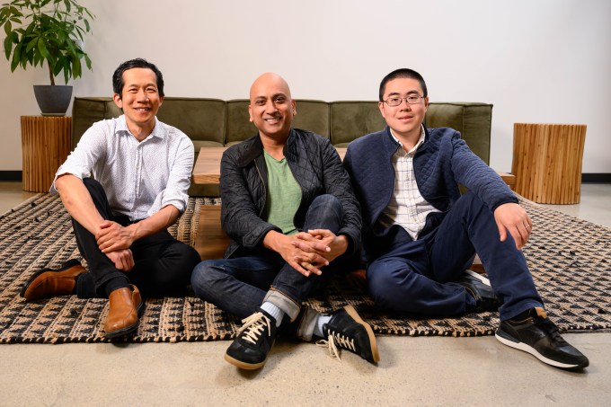 Các nhà sáng lập Together AI: Percy Liang (CEO), Vipul Ved Prakash (CTO), Ce Zhang