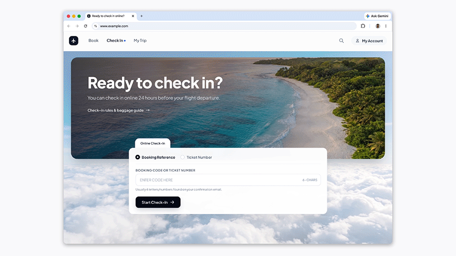 Minh họa Chrome gợi ý thông tin lấy từ Gmail khi điền biểu mẫu