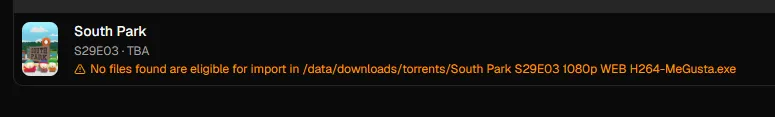 Tập tin đáng ngờ trên torrent