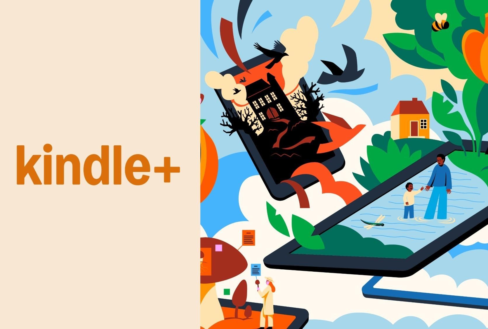 Giao diện dịch vụ Kindle Plus của Amazon