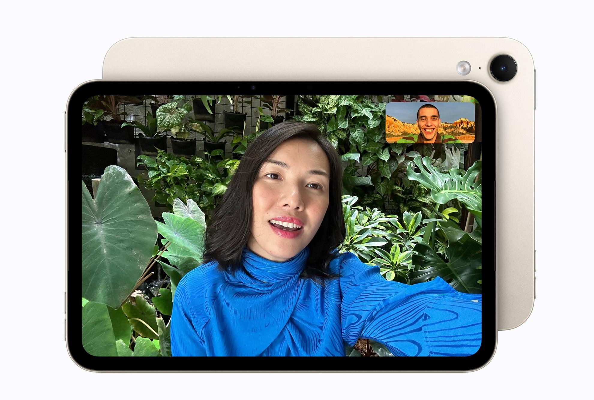 Camera trước được chuyển sang cạnh dài của iPad Mini