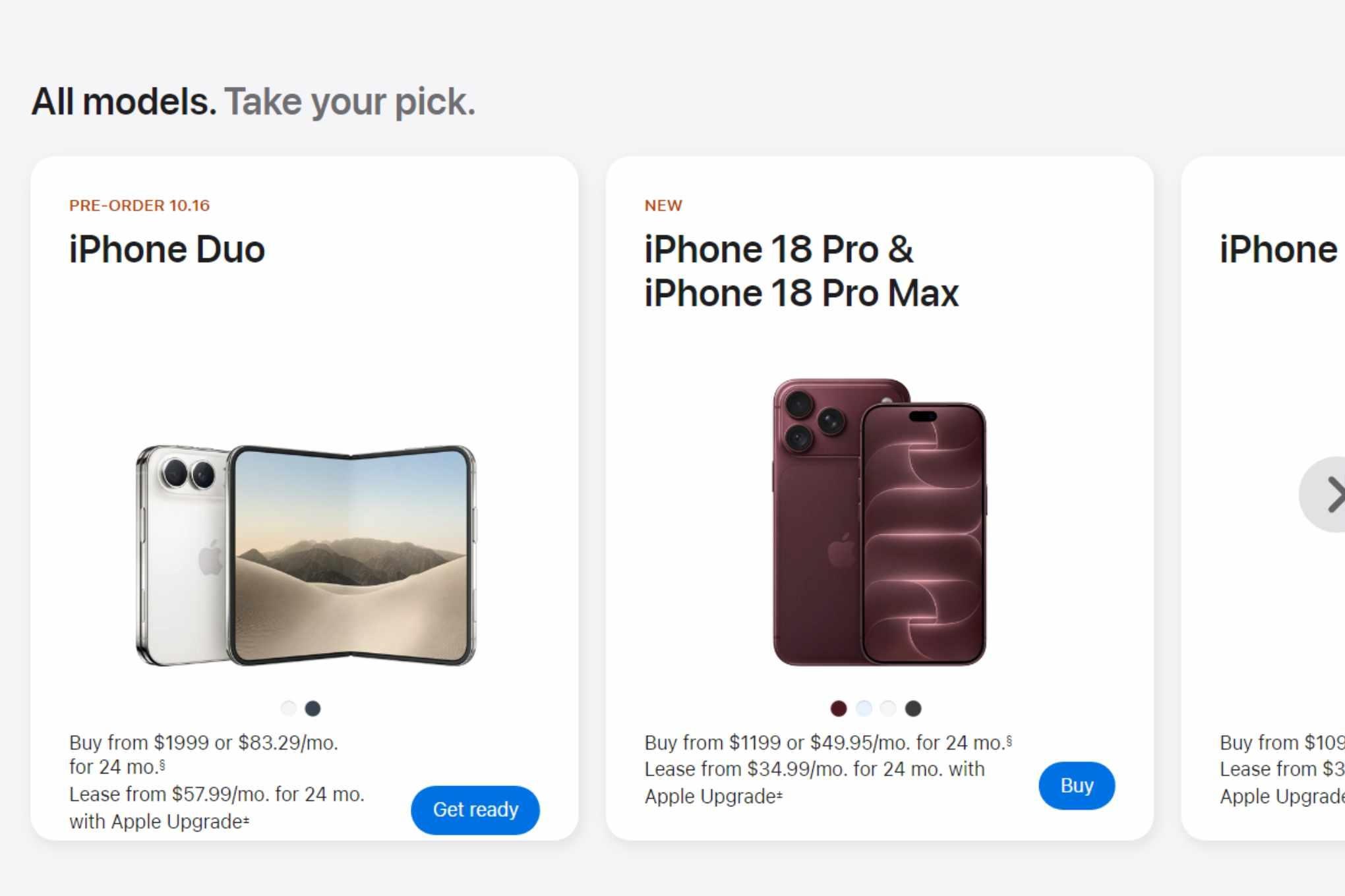 iPhone Duo màn hình gập của Apple